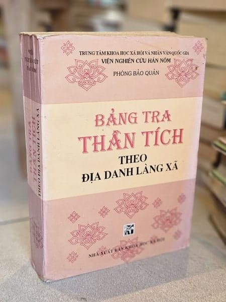 Bảng Tra Thần Tích Theo Địa Danh Làng Xã (NXB Khoa Học Xã Hội 1996) – Nguyễn Thị Phượng — ảnh 1